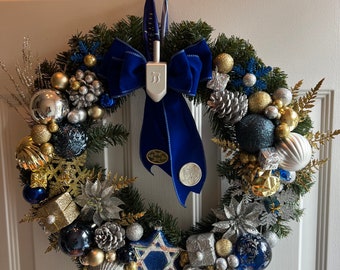 Mini Blue 10 Wreath – WharfWarp