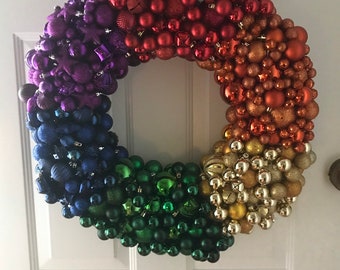 Pride Ornament Wreath