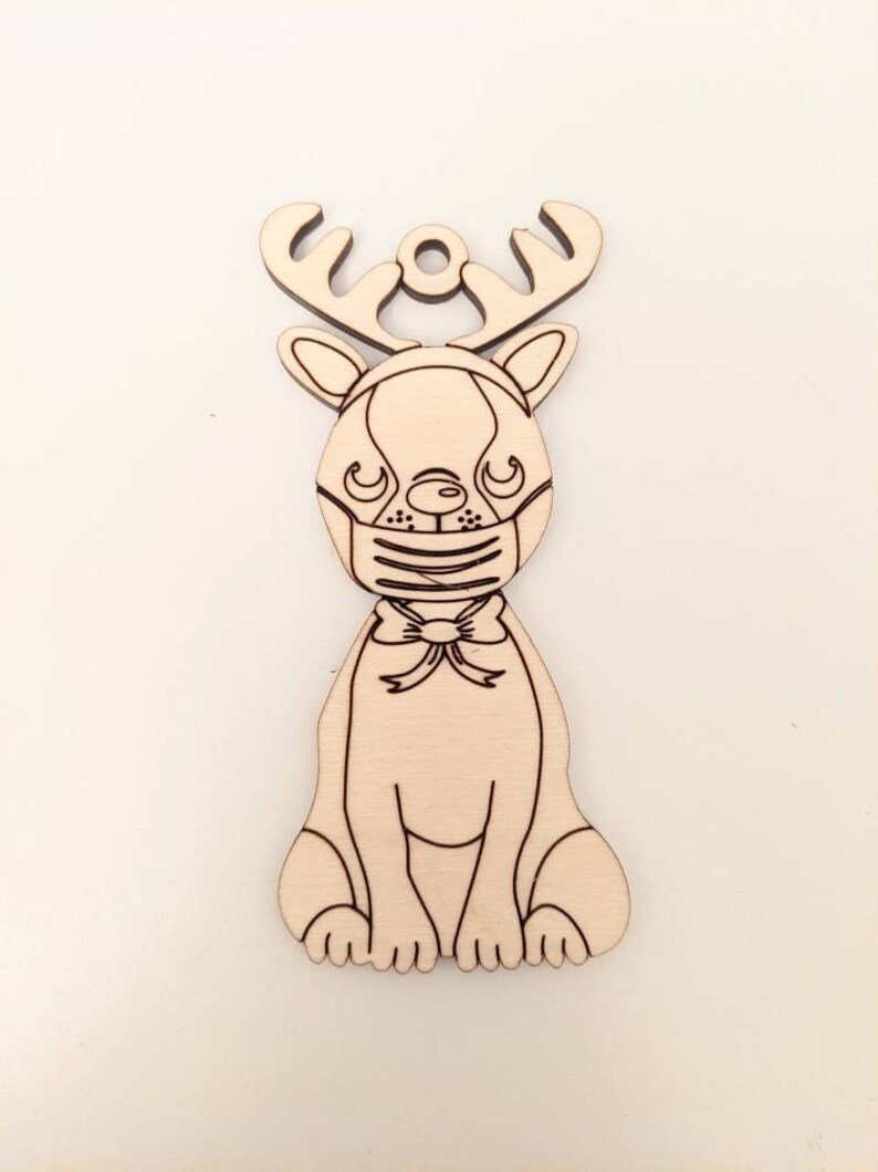 DIY Christmas Kit Bear Ornament painting kit Holiday Craft image 7