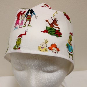Dr. Seuss Christmas Surgical Scrub Hat