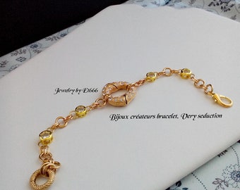 Creative jewelry bracelet. Very seduction