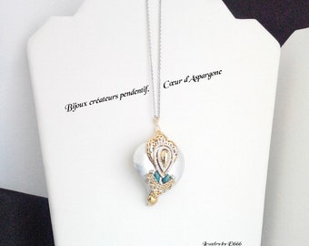 Cœur d'Aspargone  bijoux fait main