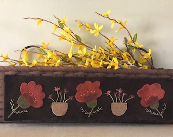Growing Up Kit- Wool Applique (17" x 4-1/2")