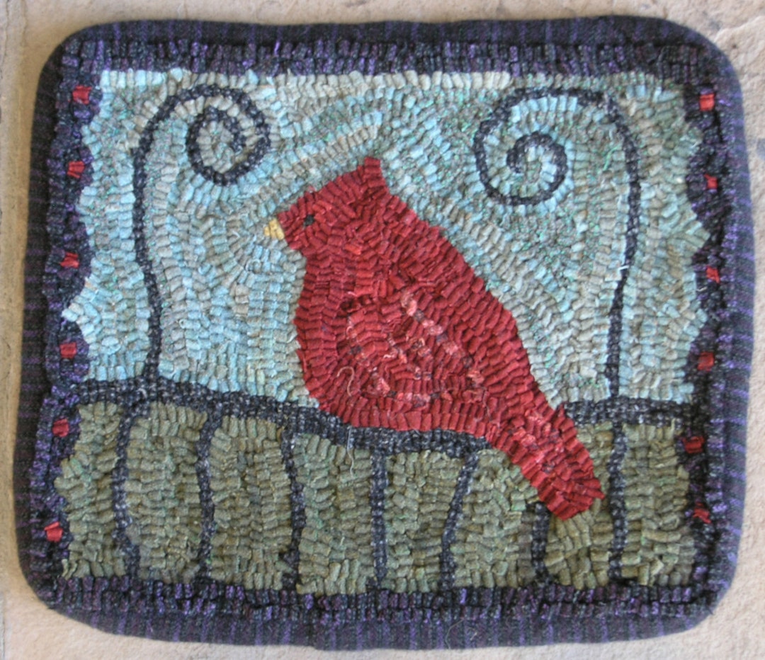 PATTERN for Rug Hooking Farm House Visitor- Hand Drawn on Primitive ...
