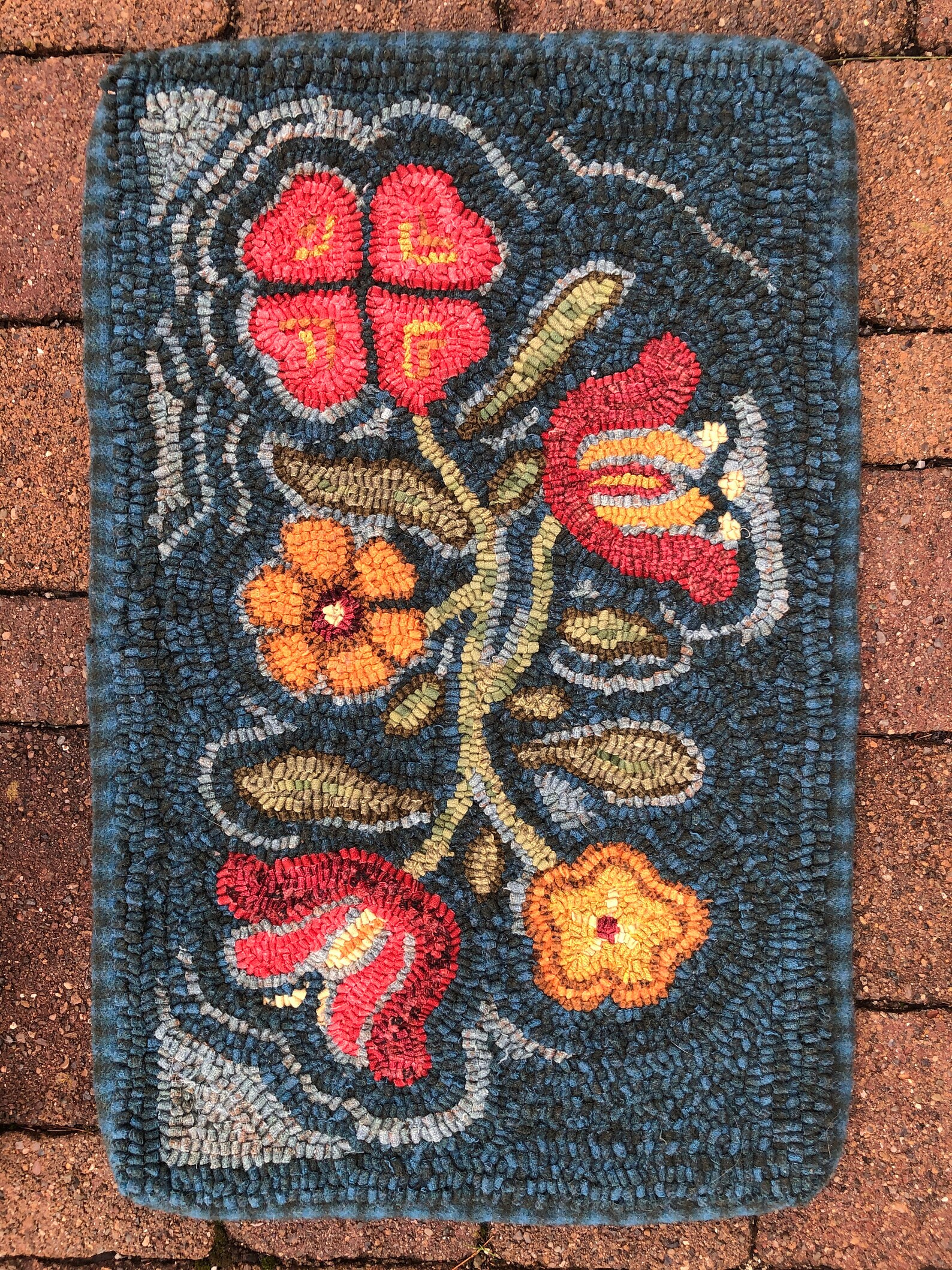 Millie Primitive Rug Hooking Pattern 22 1/2 X Etsy