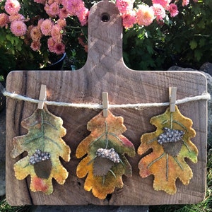 Oak Leaves Needleboard Digital Pattern