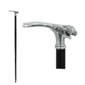Walking sticks for men for women, lion head knob, customizable color, length and tip, Christmas gift