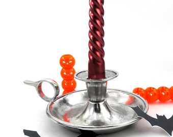 Candle holder, decorate Halloween night. Beautiful gift for men and women Made in Italy product, durable and elegant