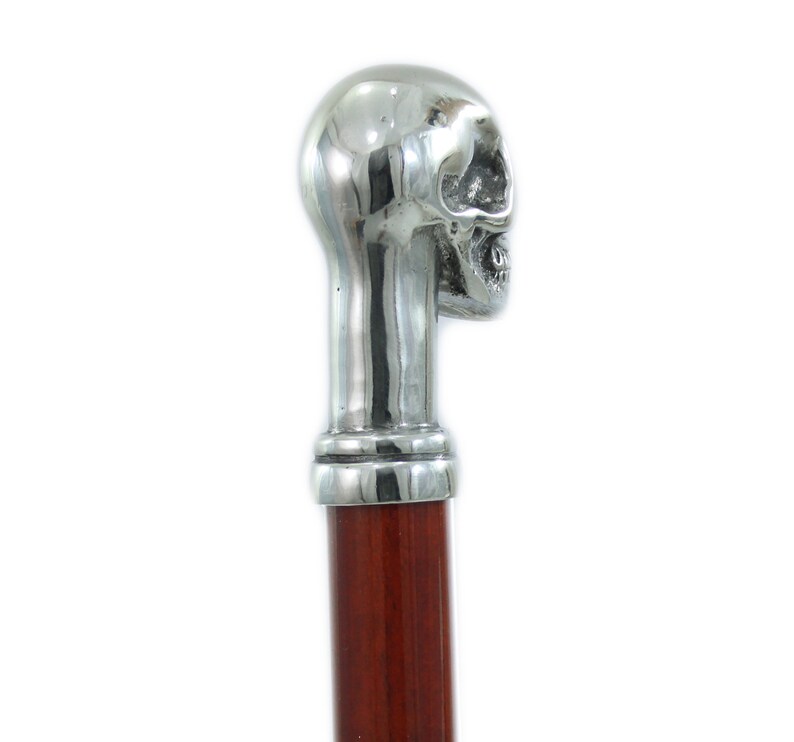 Walking Stick Skull Handle Customizable in Color Length Etsy