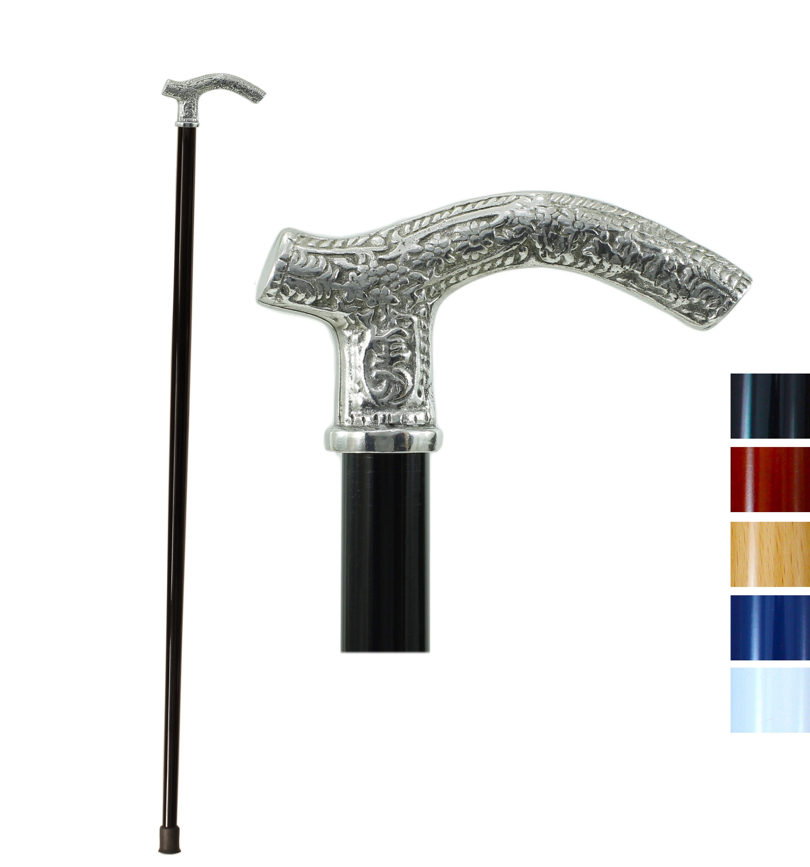 CAVAGNINI -walking Cane Wooden Pewter Custom - Gift Handle Derby ...