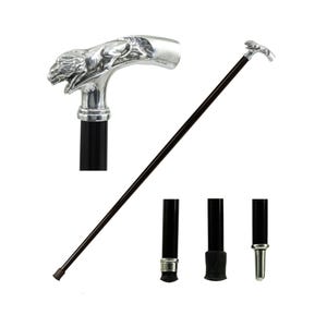 Walking stick customizable in color, length, tip, lion knob handle, Christmas gift