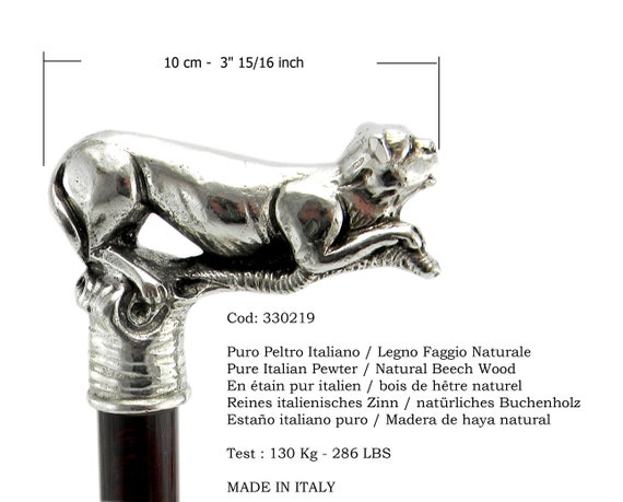 12 Bastoni Da Passeggio Con Portabastoni In Legno E Metallo, Anni '50 - Foto 3