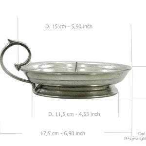 Candle holder, decorate Halloween night. Beautiful gift for men and women Made in Italy product, durable and elegant image 3