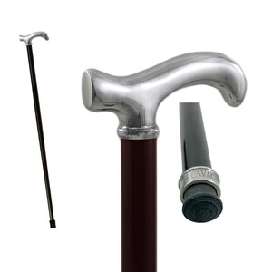 Walking sticks for men for women, derby knob. Customizable color, length, tip, gift for ceremony image 3