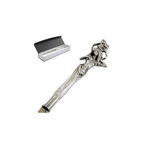 Cavagnini Italia cortador de cartas abridor elegante dama, en acero y peltre. Caja regalo incluida.