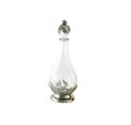 Pewter and glass Acorn bottle. Elegant carafe of great importance. Bottle for wine and water Made in Italy CAVAGNINI