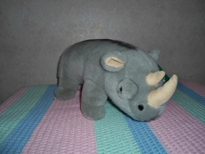 large rhino stuffed animal