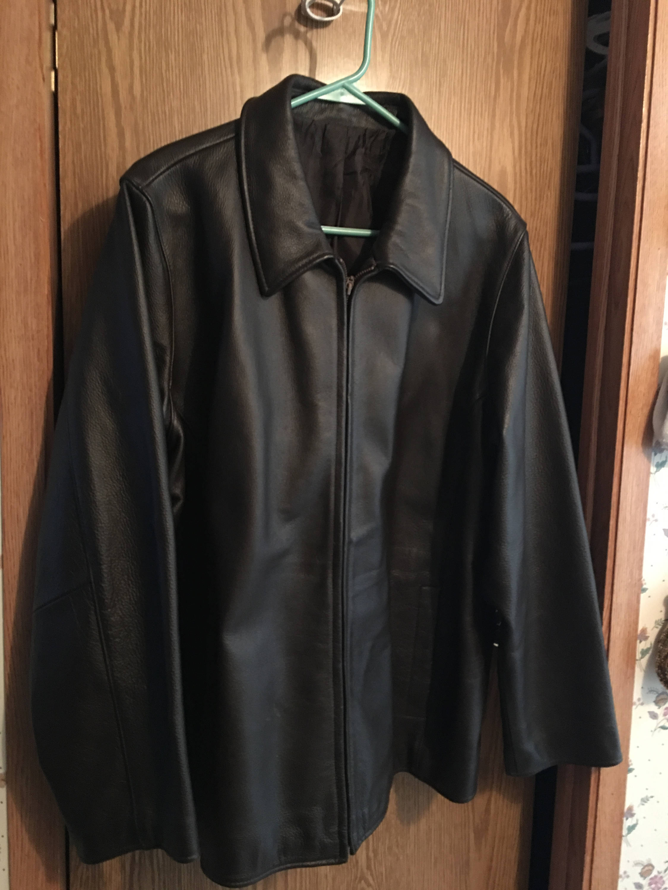 eddie bauer men's genuine leather coats & jackets
