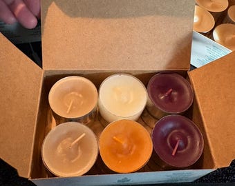 Vintage Partylite 42 Candles Scented Tea Lights & Pillars • Pumpkin, Vanilla, Melon Home Decor