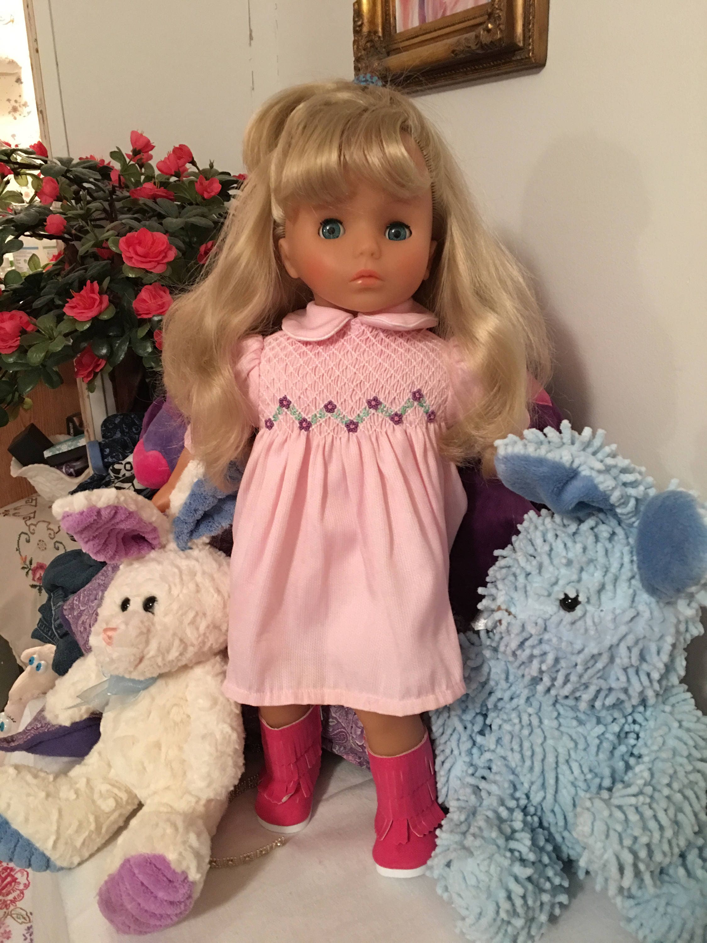 Vintage Lissi Doll 19 inches tall Vinyl and Cloth Perfect Facial Paint Long Silky Blonde Hair with 3 Outfits in Perfect Condition 1 Vintage Vintage Vintage Lissi Doll 19 inches tall Vinyl and Cloth Perfect Facial Paint Long Silky Blonde Hair with 3 Outfits in Perfect Condition 1 c771c0