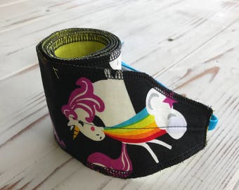 Muñequeras para CrossFit/Levantamiento de pesas, Unicornios vomitando arcoíris