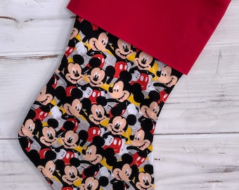 Calcetín navideño de Mickey