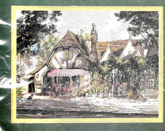 Janlynn Platinum, TUCK BOX TEA Room, borduurpakket, Marty Bell, verzegeld, 1999