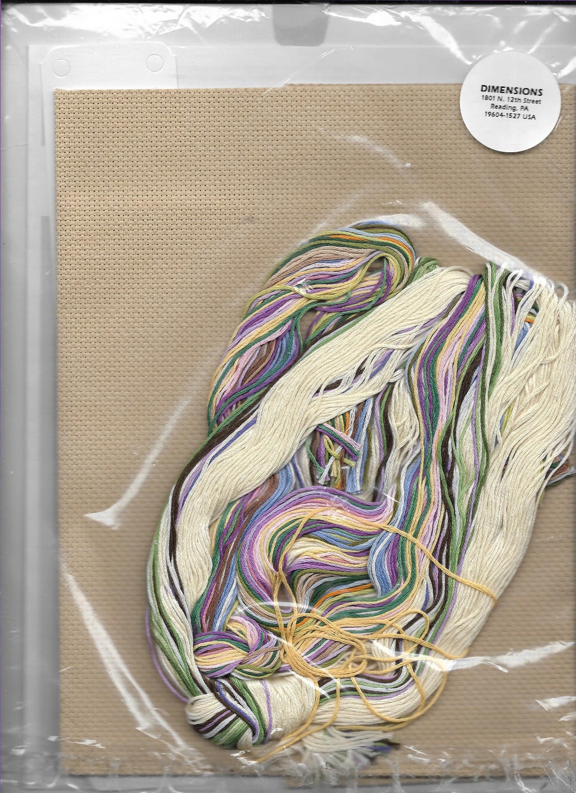 Dimensions FLOWERS AND LACE Counted Cross Stitch Kit, Mpn 35105,sealed