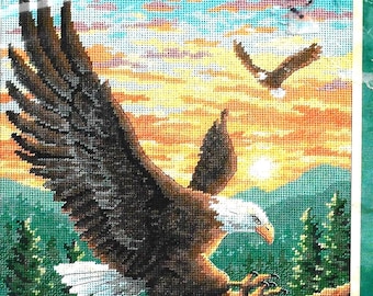 Afmetingen LANDING EAGLE-naaldpuntset, opnieuw verzegeld, 2000, Majestic