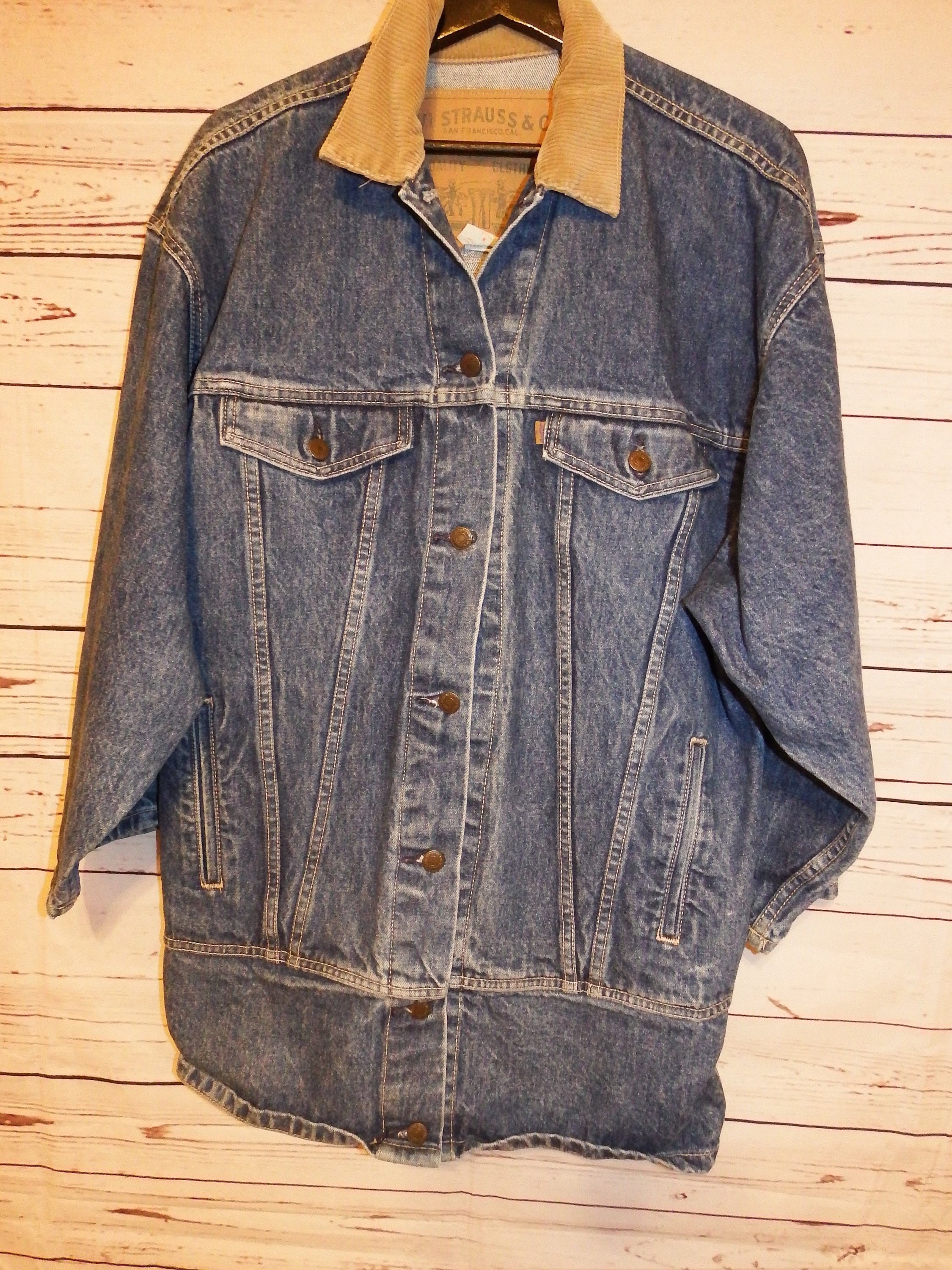 levi blue jean jacket