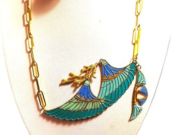Collier Sautoir Vintage - Mélange Métal Doré Et Perles | Excellent État
