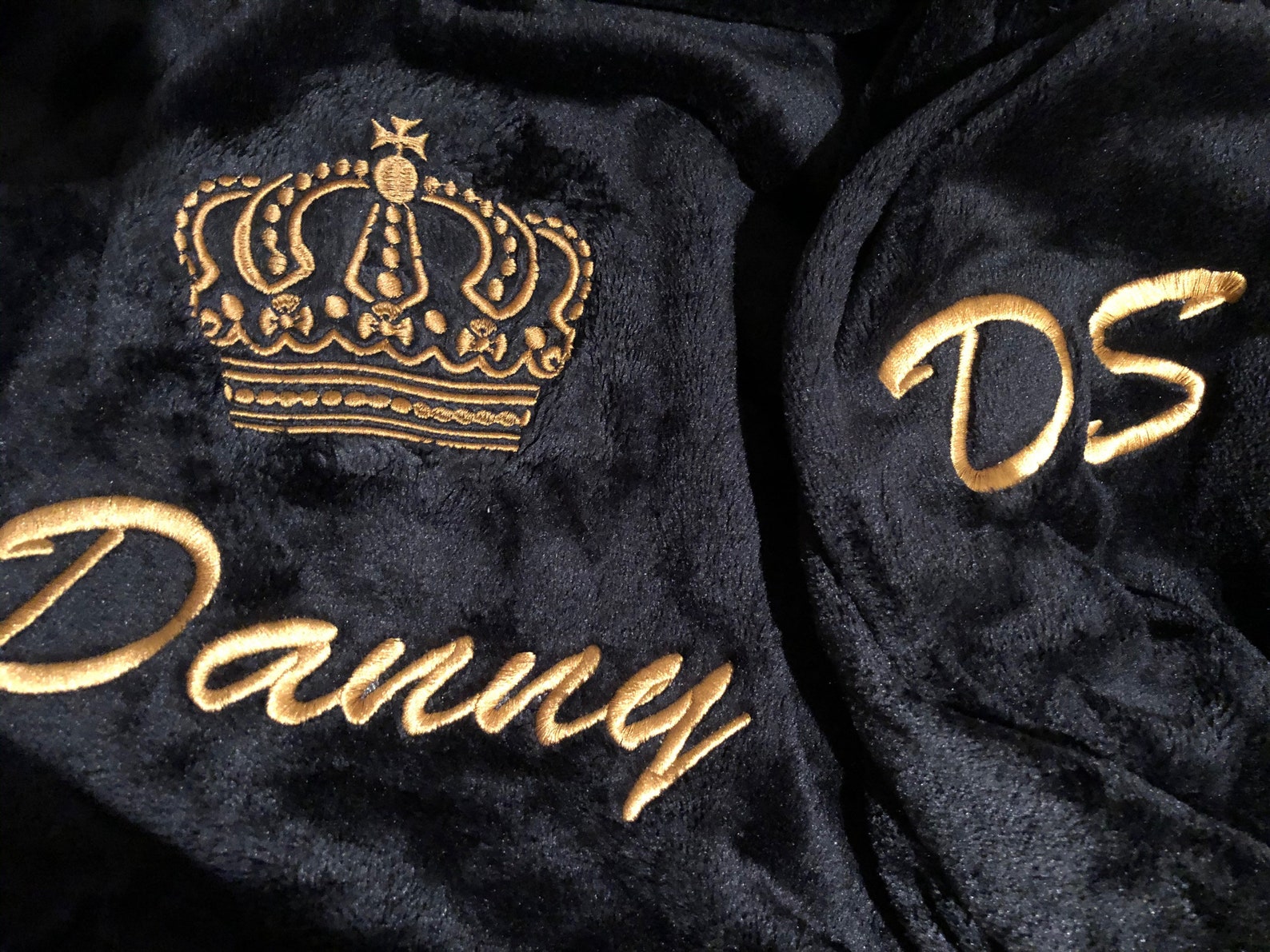 Personalised Mens Dressing Gown/ Dad Dressing Gown/ Fathers Etsy New Zealand