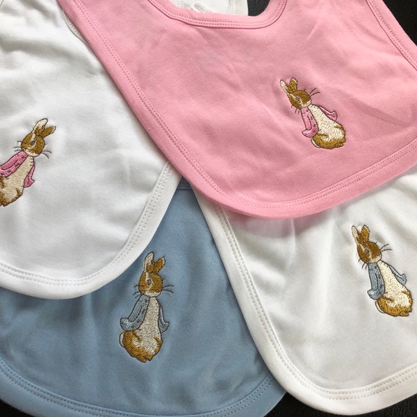 Peter Rabbit Baby Bib Personalised