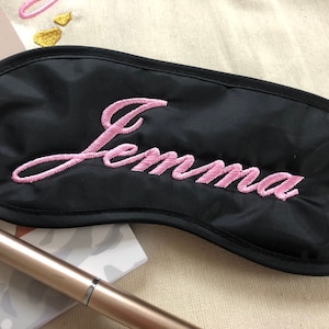 Stocking Filler/ Eye Mask/Personalised/Embroidered