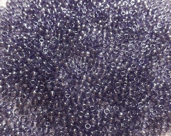 10g Transparent-Lustered Sugar Plum TOHO Seed Beads - 11/0-136