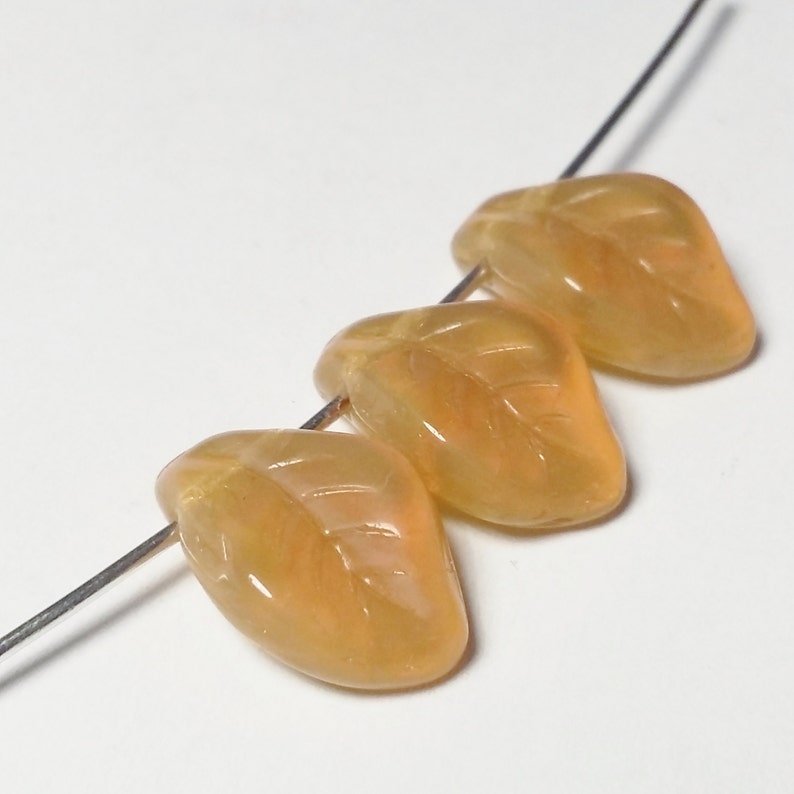20pcs Dark Amber Czech Glass Rondelle Beads 3x6mm GB414