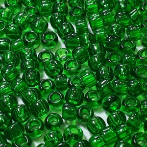 10g Transparent Grass Green TOHO Seed Beads - 6/0-7B