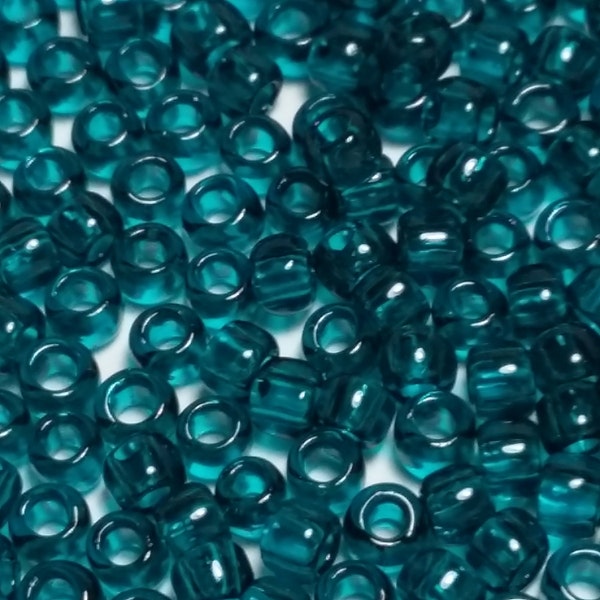 10g Transparent Capri Blue TOHO Seed Beads - 8/0-7BD