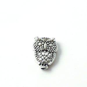 10pcs Owl Metal Beads Antique Silver 10x8mm - B0146680