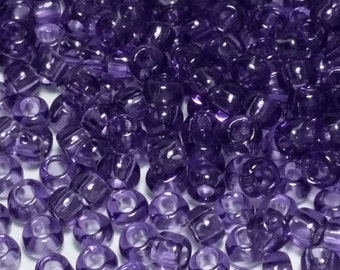 10g Transparent Sugar Plum TOHO Seed Beads - 6/0-19