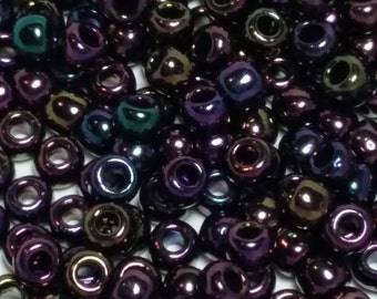 10g Metallic Iris-Purple TOHO Seed Beads - 6/0-85