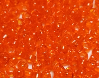 10g Transparent Hyacinth TOHO Seed Beads - 15/0-10B