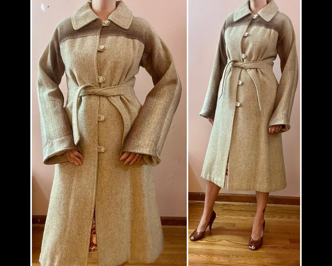 70s Wool Coat - Etsy