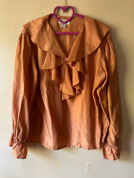 90s hotsell ruffle shirt