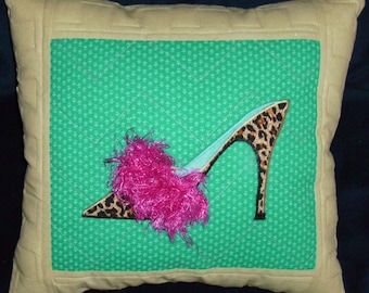 Meeow! - Applique Design - Shoe Pattern - Shoe Art - Painting Pattern - Shoe Applique - Home Decor DIY - Shoe Lover Gift