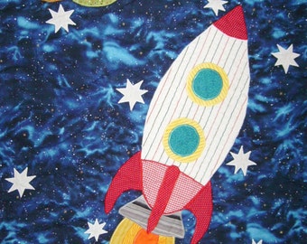 Full Size Outer Space Adventure Full Size Quilt Pattern
