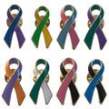 Awareness Two Colour Ribbon Lapel Pin Choose Awareness Colour product logo