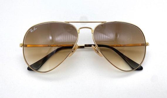 RAY BAN mod. RB 6489 aviator 58 mm vintage Gold S… - image 9