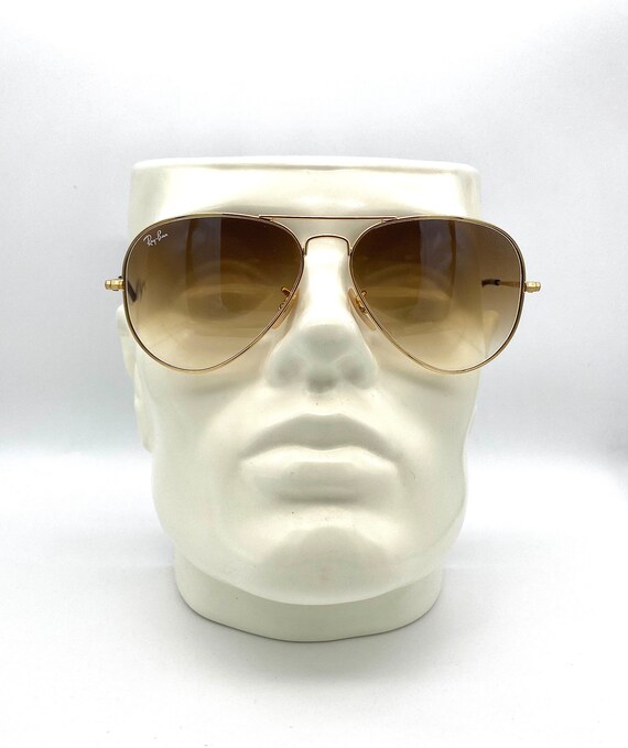 RAY BAN mod. RB 6489 aviator 58 mm vintage Gold S… - image 10