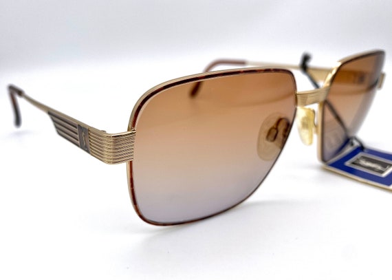 YVES SAINT LAURENT mod. 4017 Aviator vintage sung… - image 3